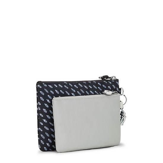 Sacs Kipling Duo Pouch Printed 2-in-One Pouches Grise | FR 1096ZU